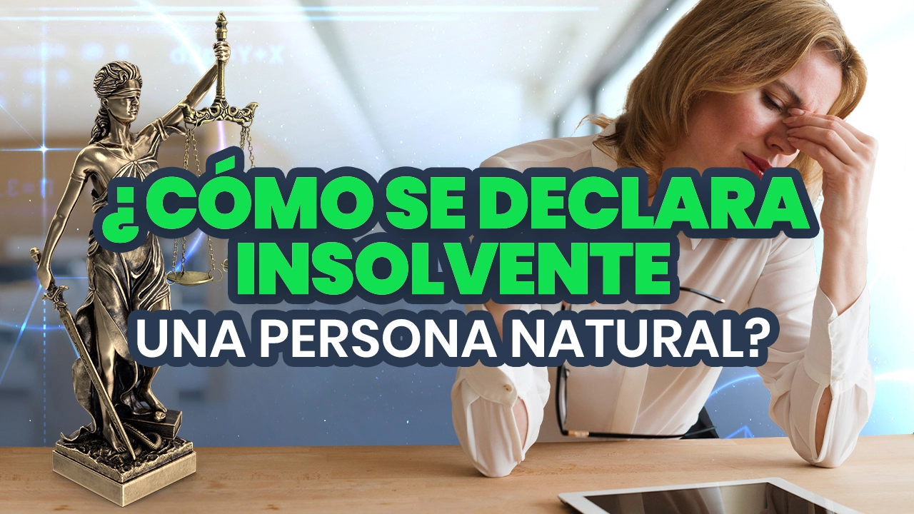 cómo se declara insolvente una persona natural