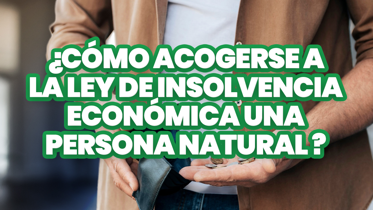 cómo acogerse a la ley de insolvencia económica